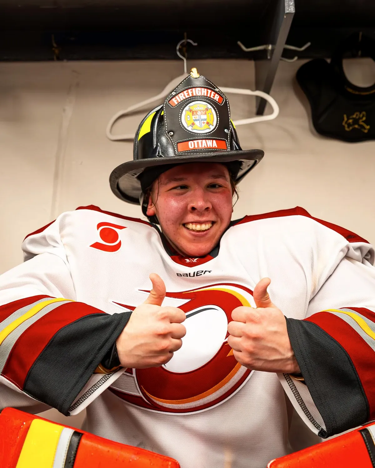 Sanni Ahola with the Ottawa Charge